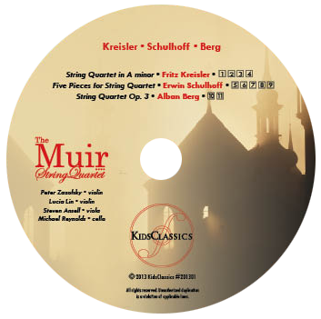 Muir String Quartet CD face